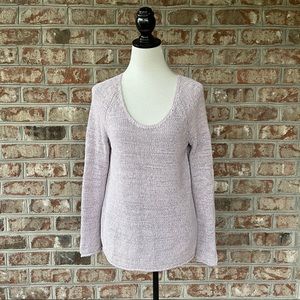 J. Jill Scoop Neck Pastel Knit Sweater Sz PS